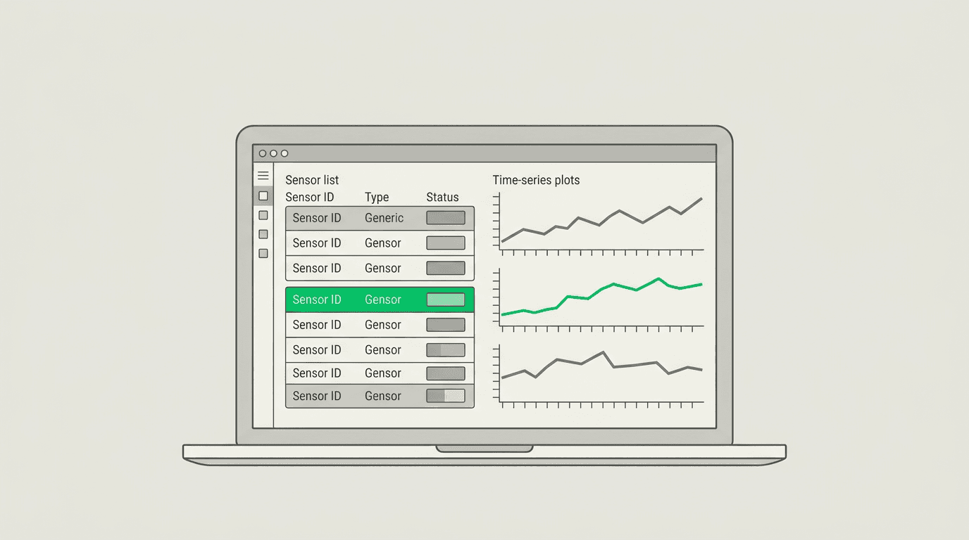 Web Data Monitoring System: Cloud Dashboards for Infrastructure Safety