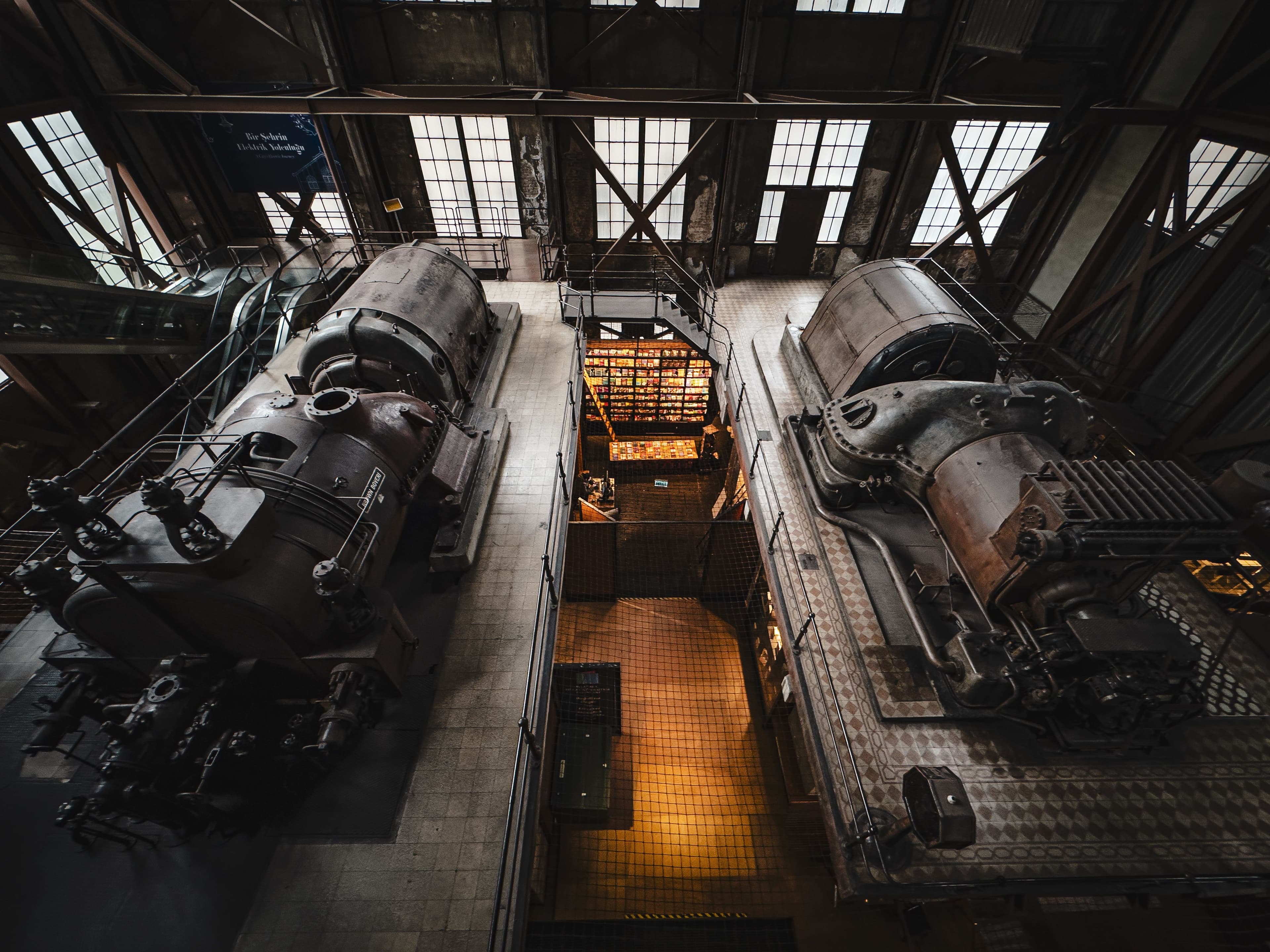 Hydropower generating equipment inside an engineering facility