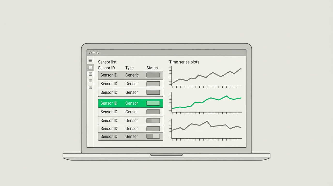Web Data Monitoring System: Cloud Dashboards for Infrastructure Safety